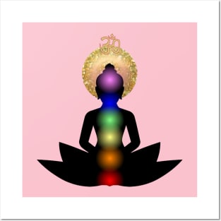Chakra meditation Posters and Art